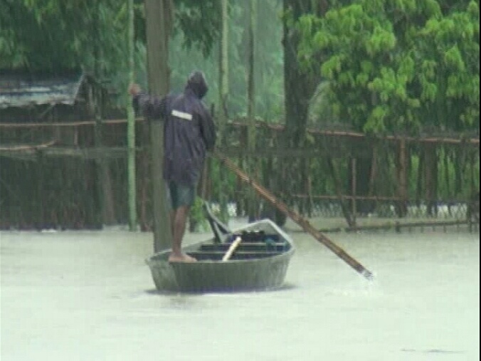 flood situation grim at kaliabor borghuli