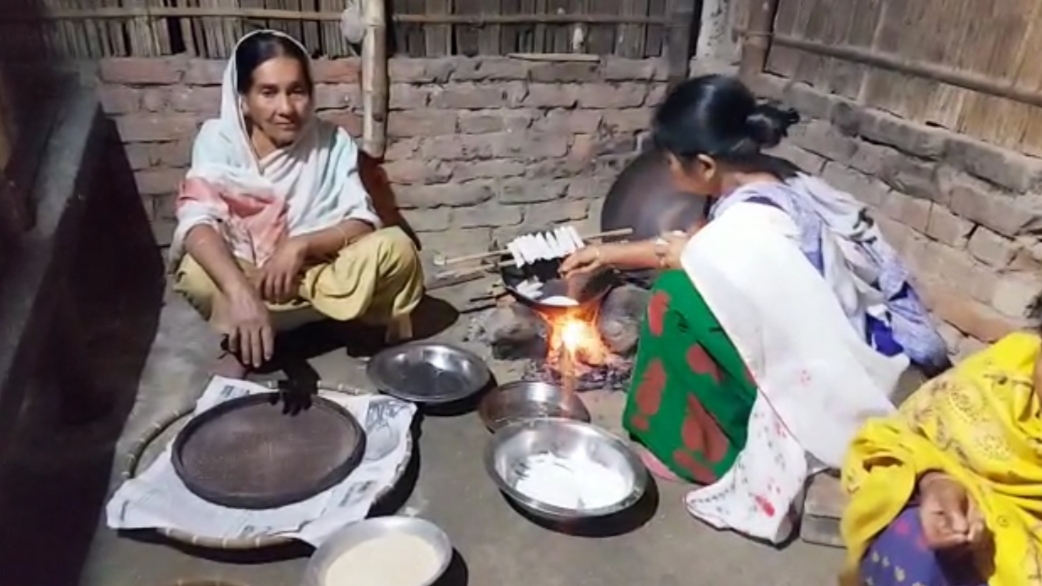 Bhogali Bihu Preparation at Kaliabor