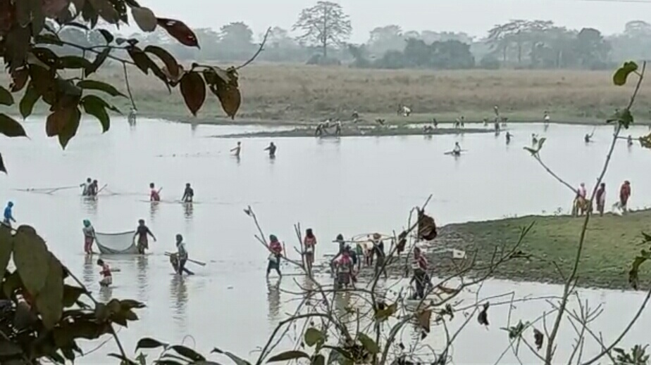 fishing at Kaziranga Kaliabor