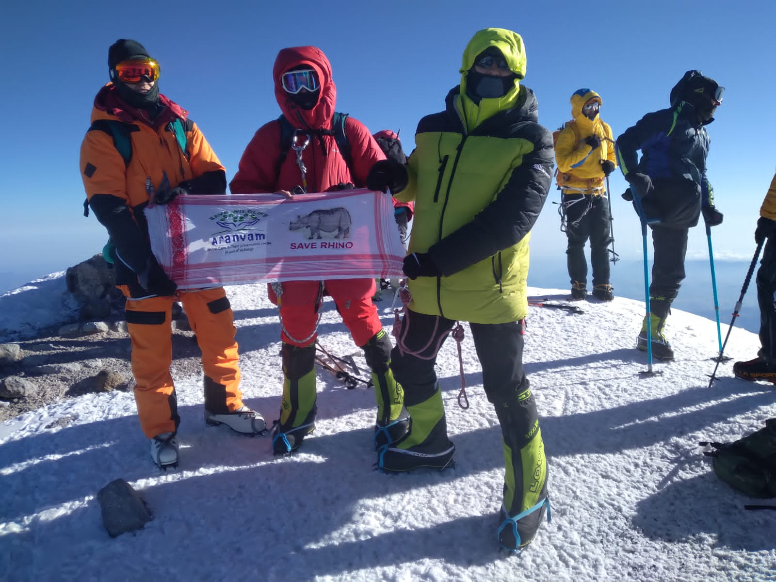 naba kumar phukan climbs the highest peak of Mount Elbrus