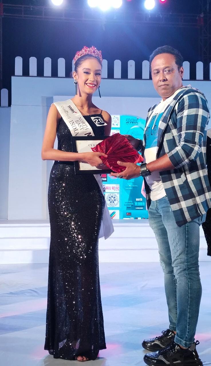 A child model named Ispita Dutta won Spark Teens Miss North East India 2021