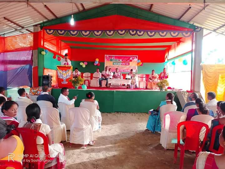 BJP Meeting held at Moran