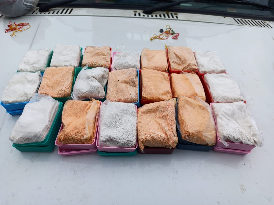 Two people arrested by Moran police with brown sugar