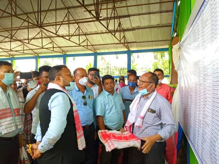 minister bimal borah inaugurated drinking water scheme at dibrugarh