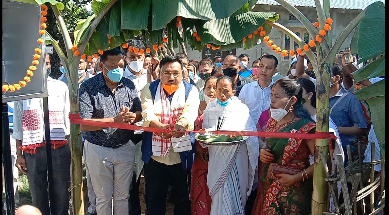 Minister Jogen Mohan inaugurated new scheme at Charaideo