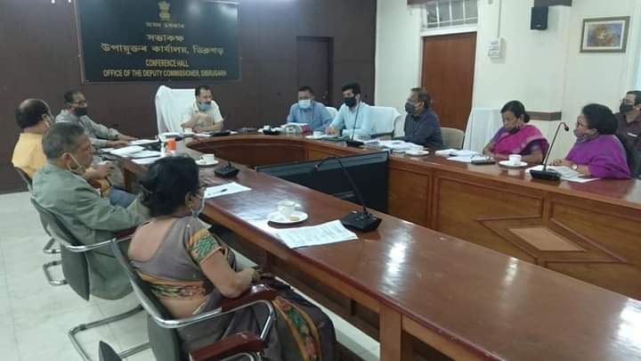 Deputy commissioner of Dibrugarh attend an important meeting