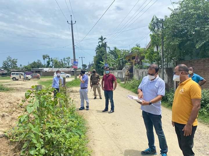 Deputy commissioner of Dibrugarh visited drainage management work