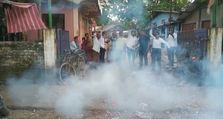 মৰাণৰ ৰাজপথত দেখা গ'ল এক উৎসৱমুখৰ পৰিৱেশ