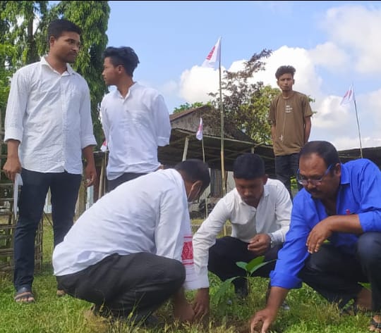 Meeting of Dibrugarh district student union in Khowang