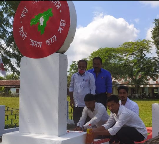 Meeting of Dibrugarh district student union in Khowang