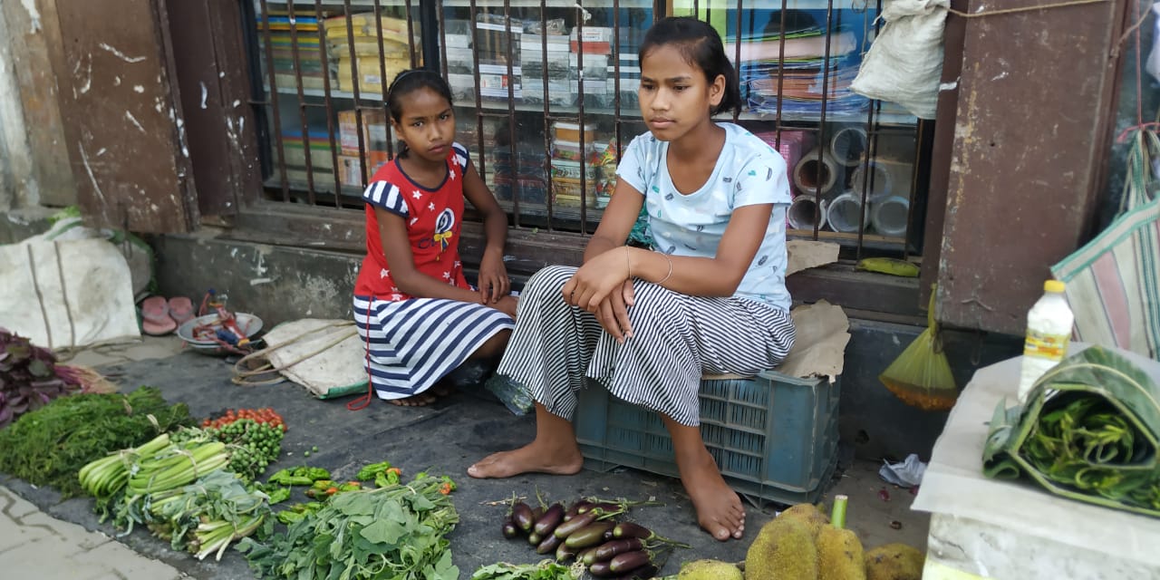 Two Girls struggling for life at sadiya