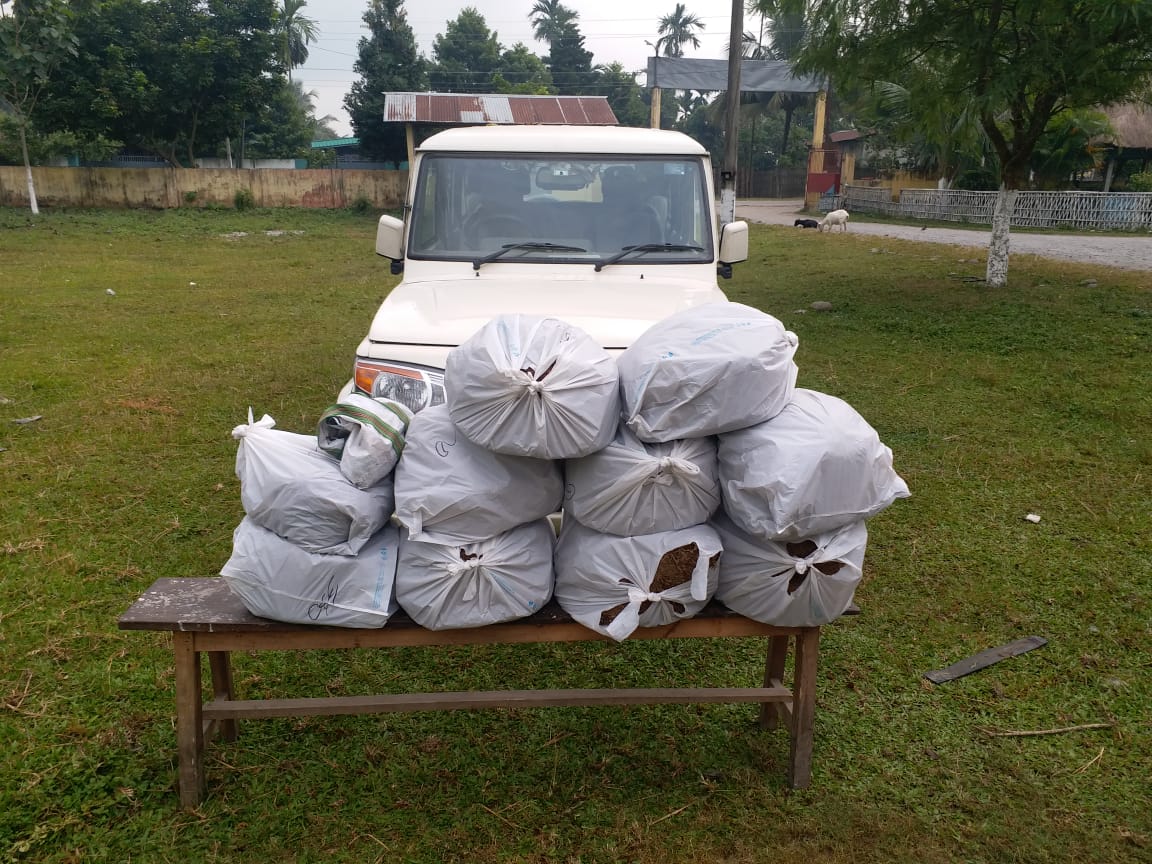 HUGE GANJA RECOVER AT UDALGURI MAZBAT ASSAM NEWS