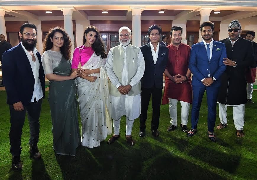 Bollywood celebs at PM Modi discussion