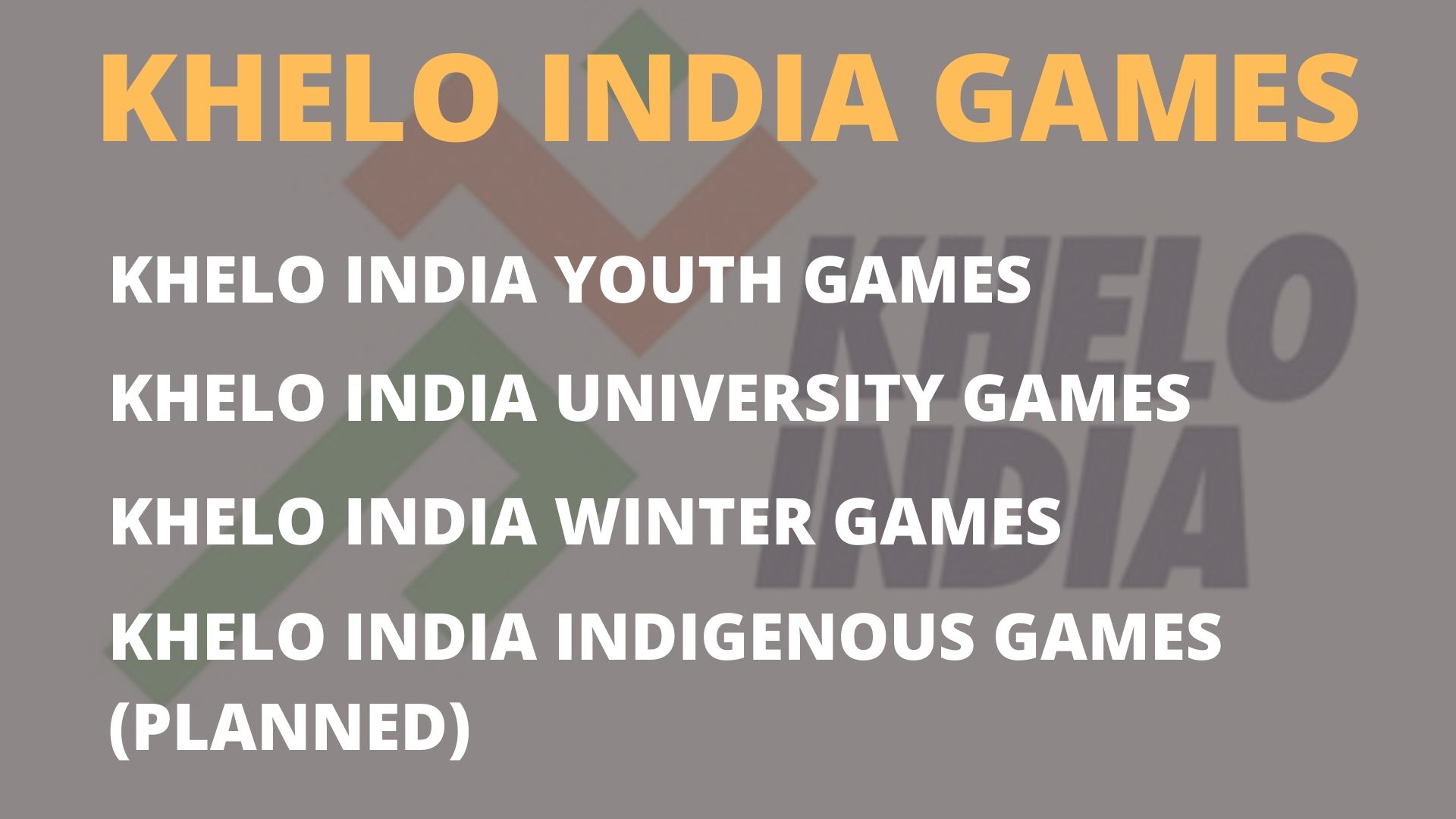 Khelo India Games