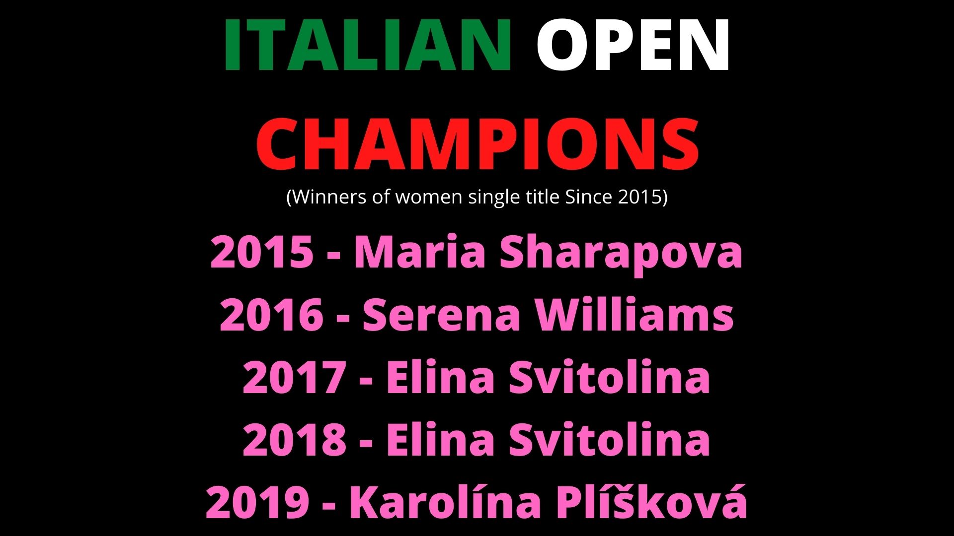 Rome, Serena Williams, withdrawn, Italian Open