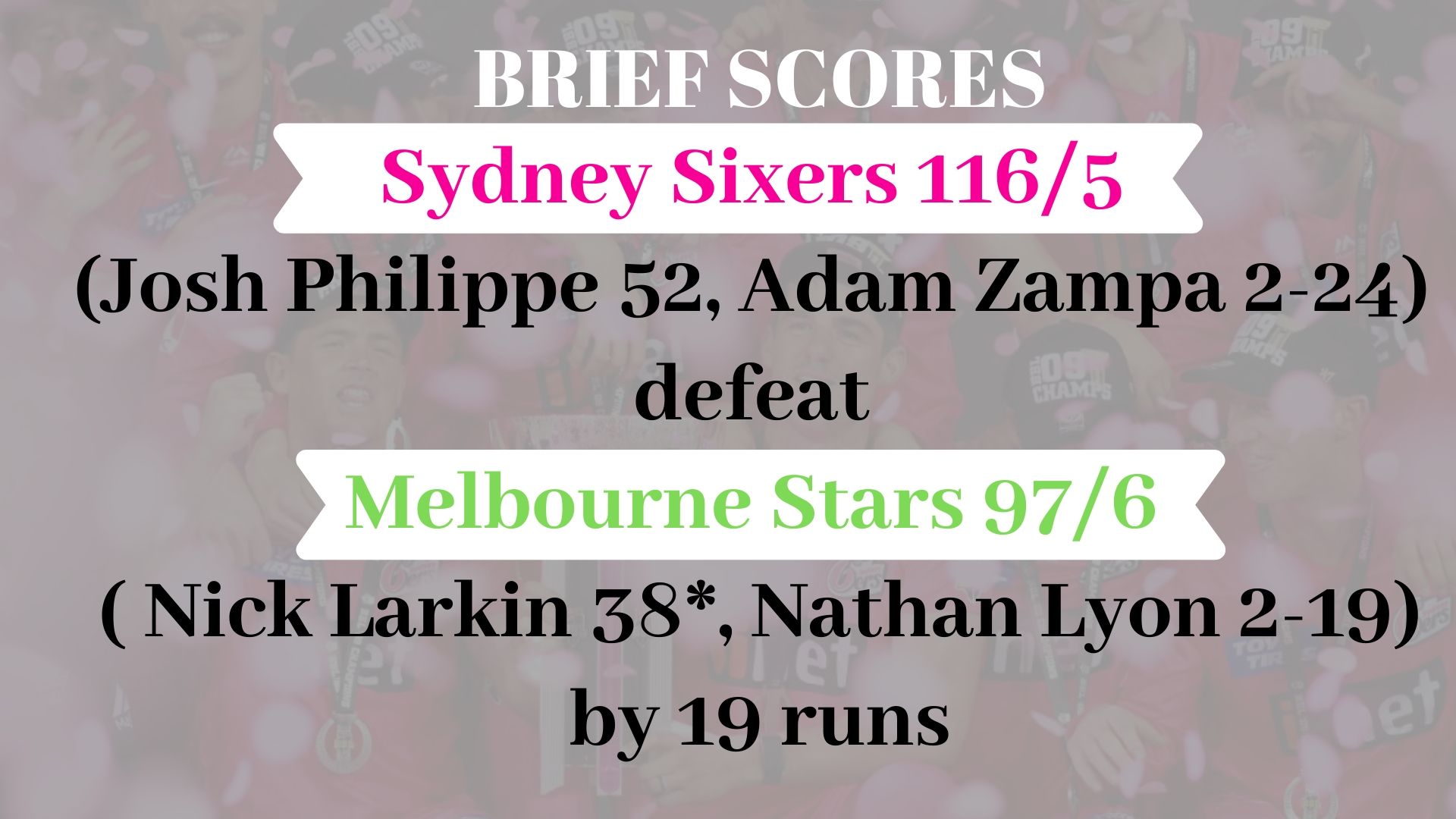 Brief scores