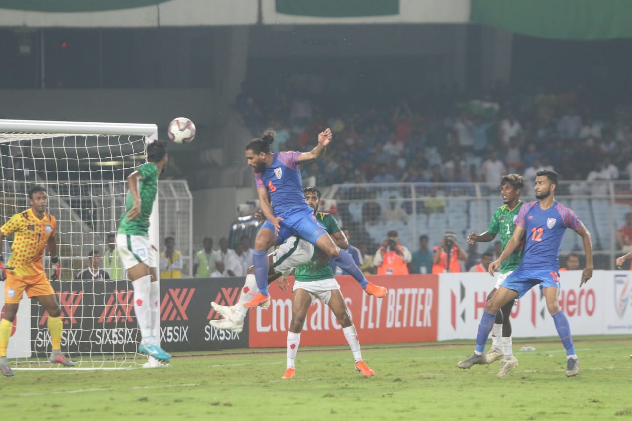 Adil Khan's 88th minute equaliser that restored the parity of the match as India settled for 1-1 draw against Bangladesh.