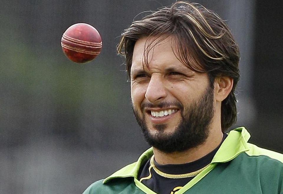 Former Pakistan cricketer Shahid Afridi.