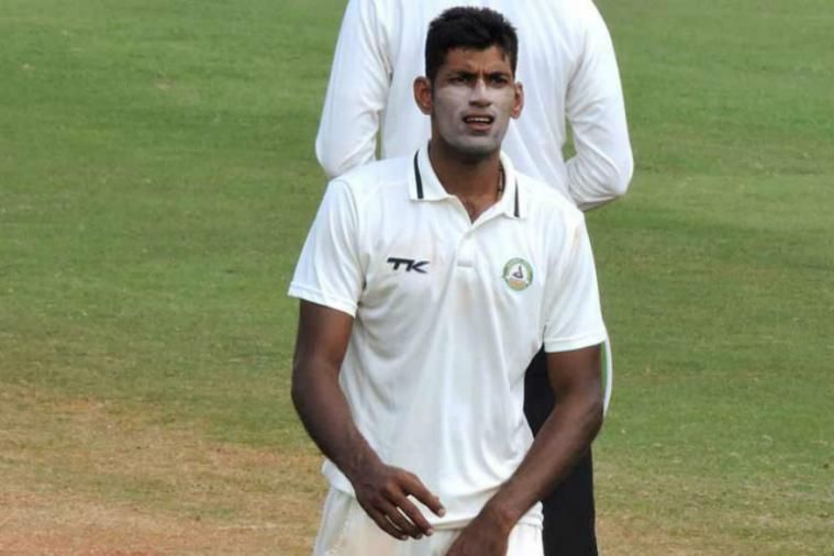 Akshay Wakhare picked up 5 wickets for 13 against India Green.