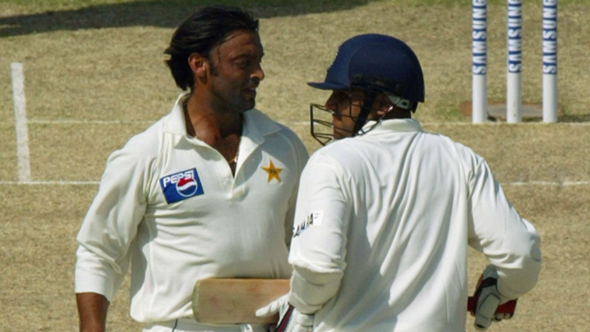 shoiab akhtar, Virendra Sehwag, Multan Test