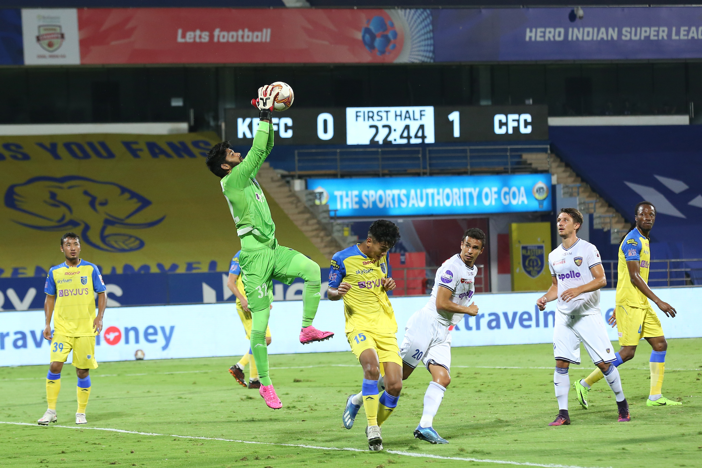 Bambolim, Kerala Blasters, Chennaiyin FC,  Indian Super League