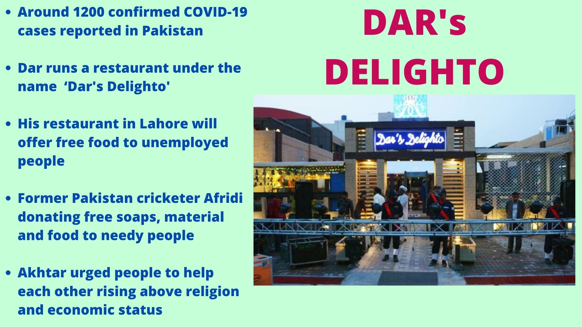 COVID-19: Umpire Aleem Dar offers free food to unemployed people at his restaurant