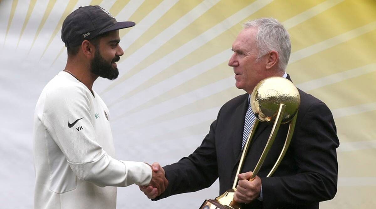 Virat Kohli and Allan Border