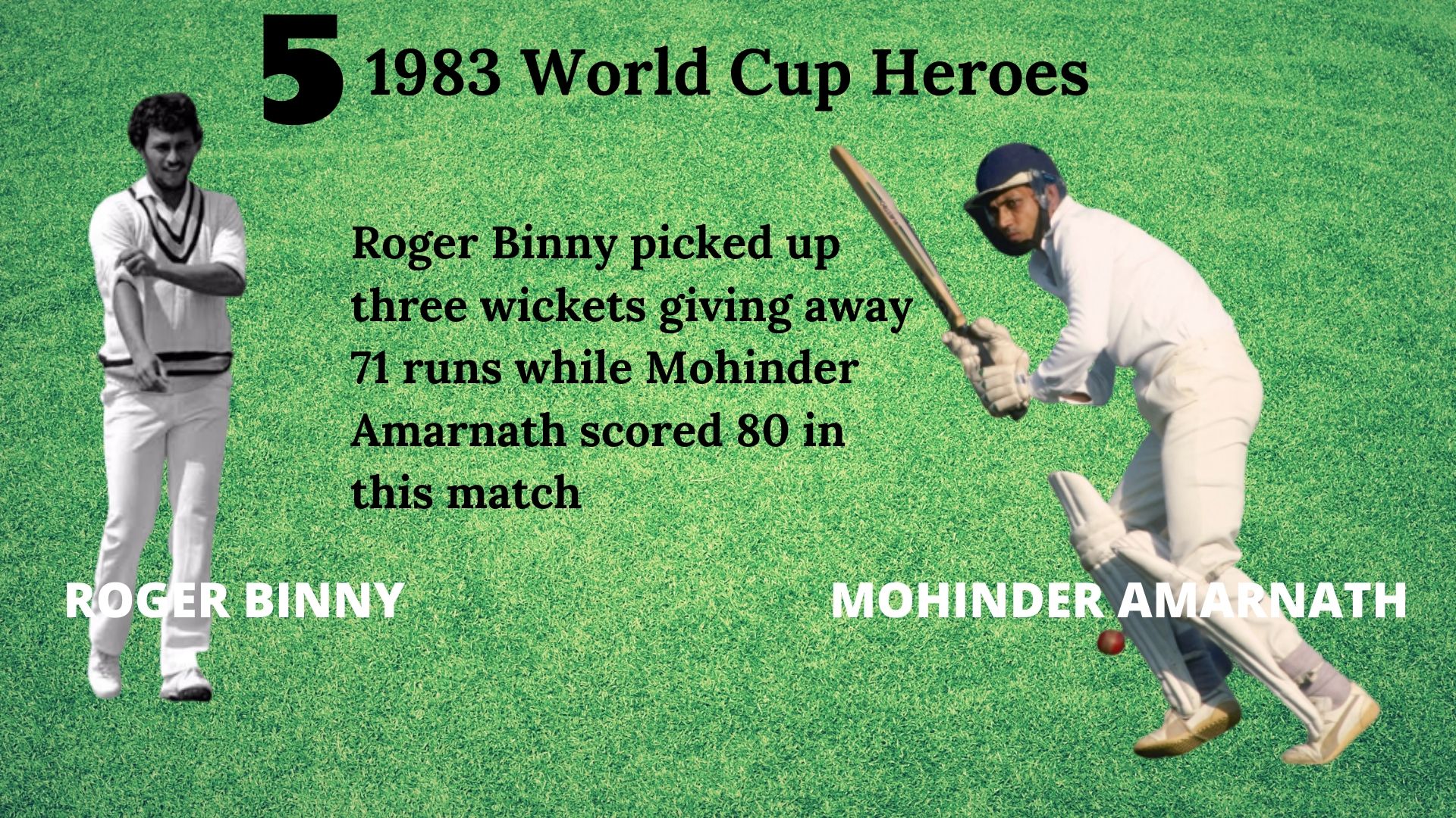 Roger Binny and Mohinder Amarnath