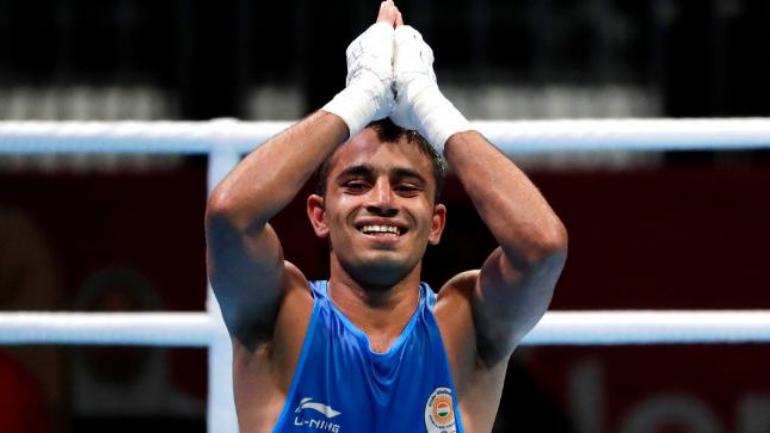 Amit Panghal, Shiva Thapa,  Indian boxers,  semi-finals , India Open International Boxing Tournament