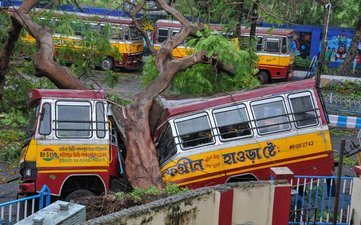 Cyclone Amphan wrecked havoc on south Bengal.