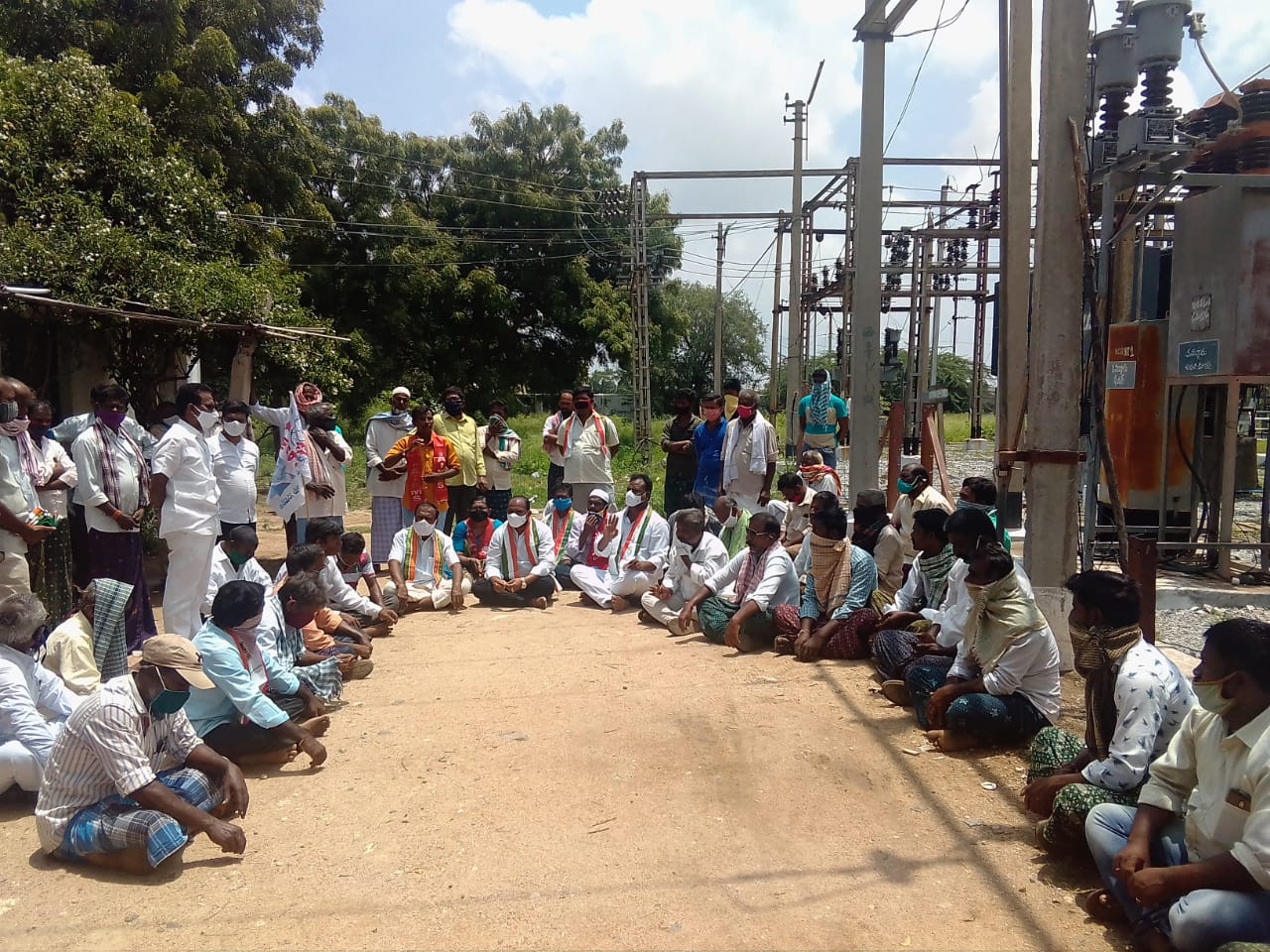 farmers protest in ananthapuram