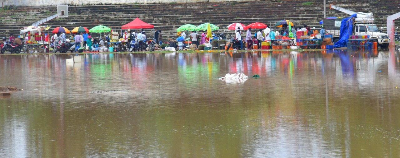 BR stadium floated with water due to rain