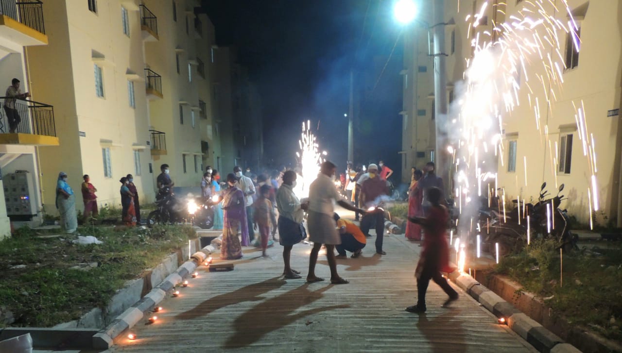 Diwali in covid care center