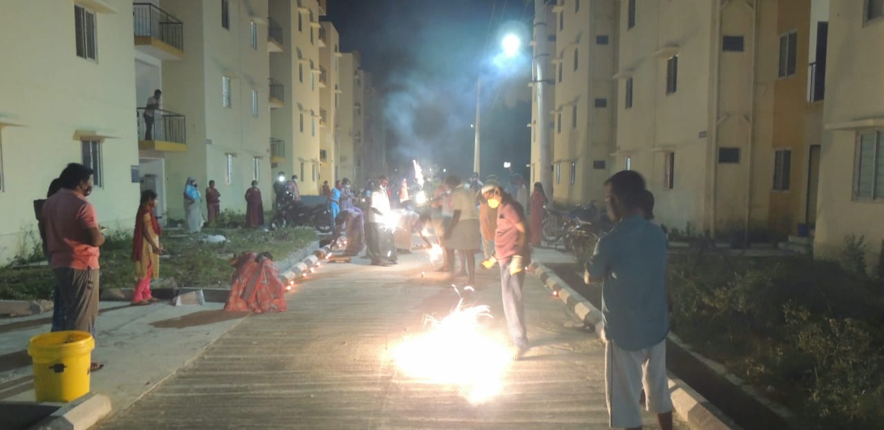 Diwali in covid care center