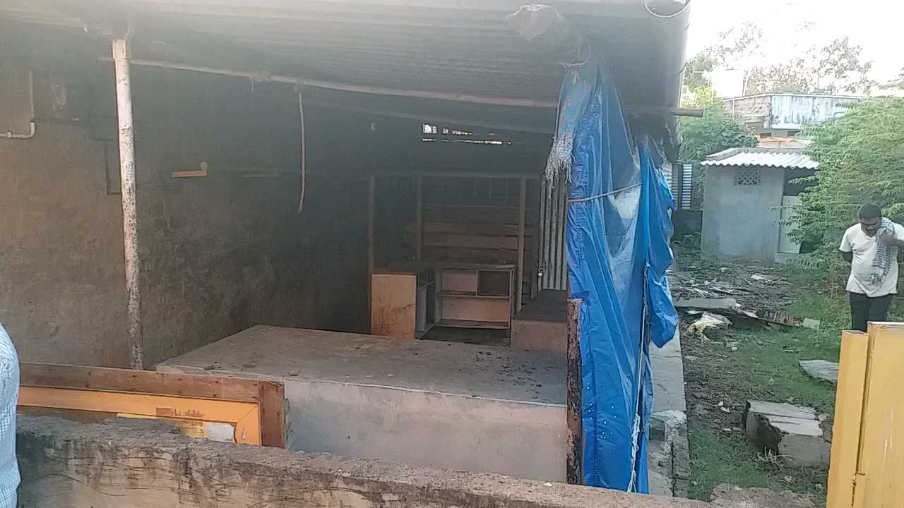 Officers' raids on slaughterhouses at narsannapeta