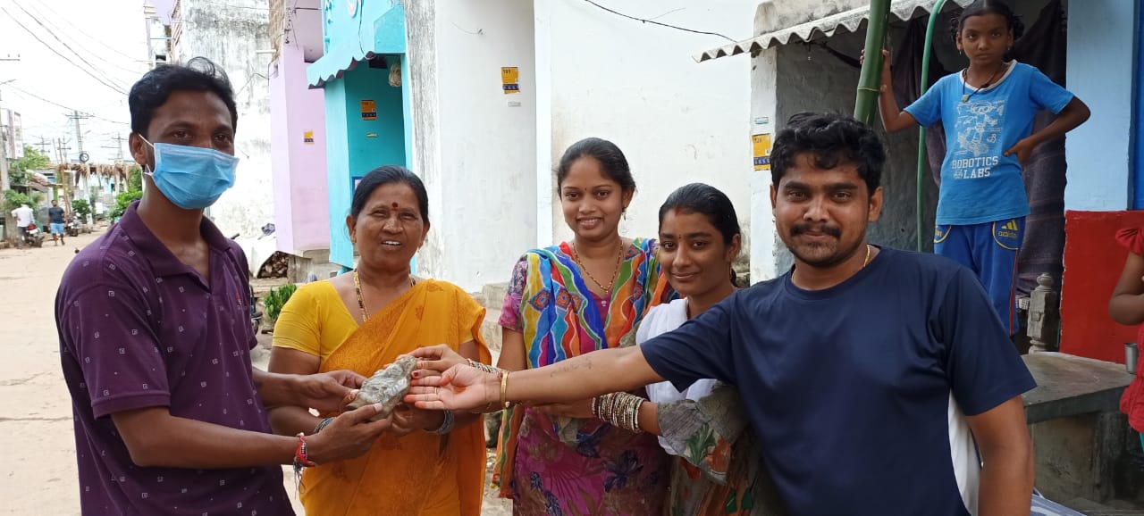 clay ganesh idols distribution in the state of andhrapradesh some districts