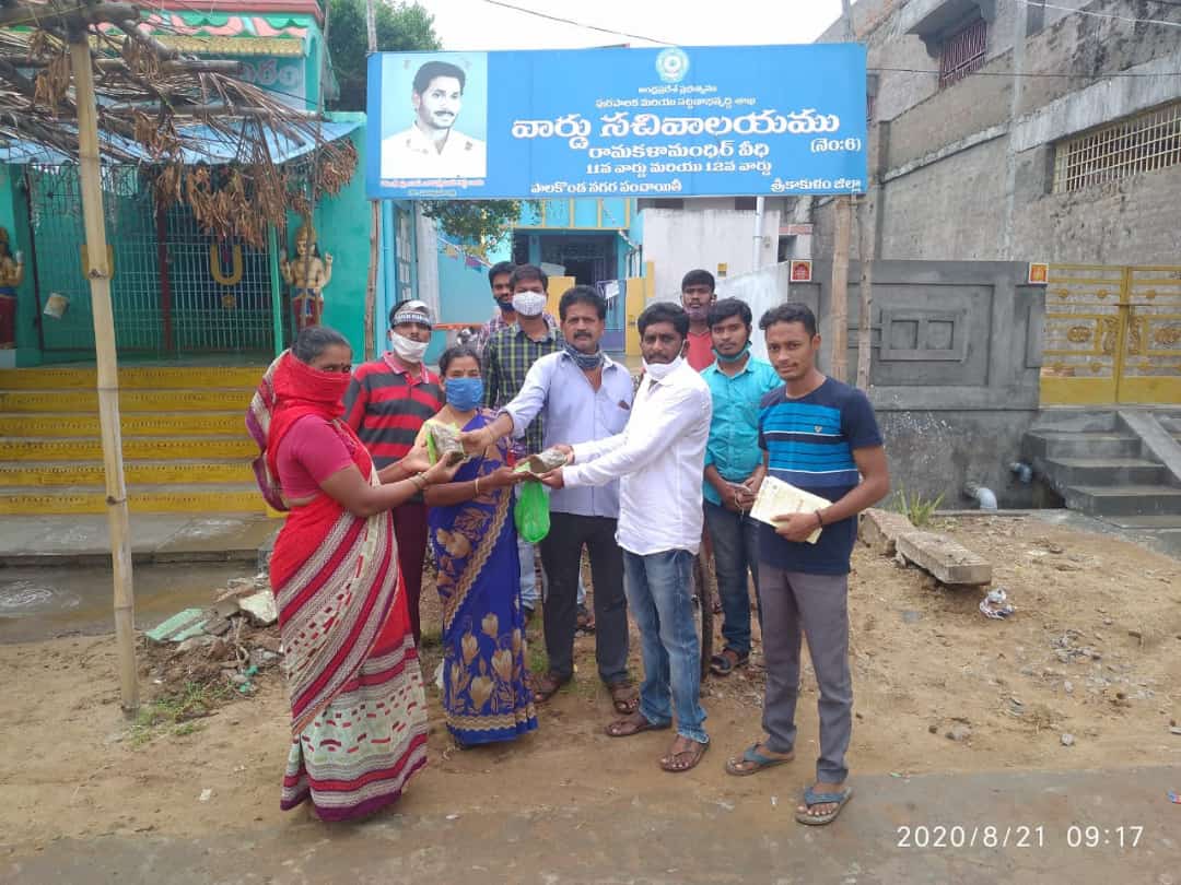 clay ganesh idols distribution in the state of andhrapradesh some districts