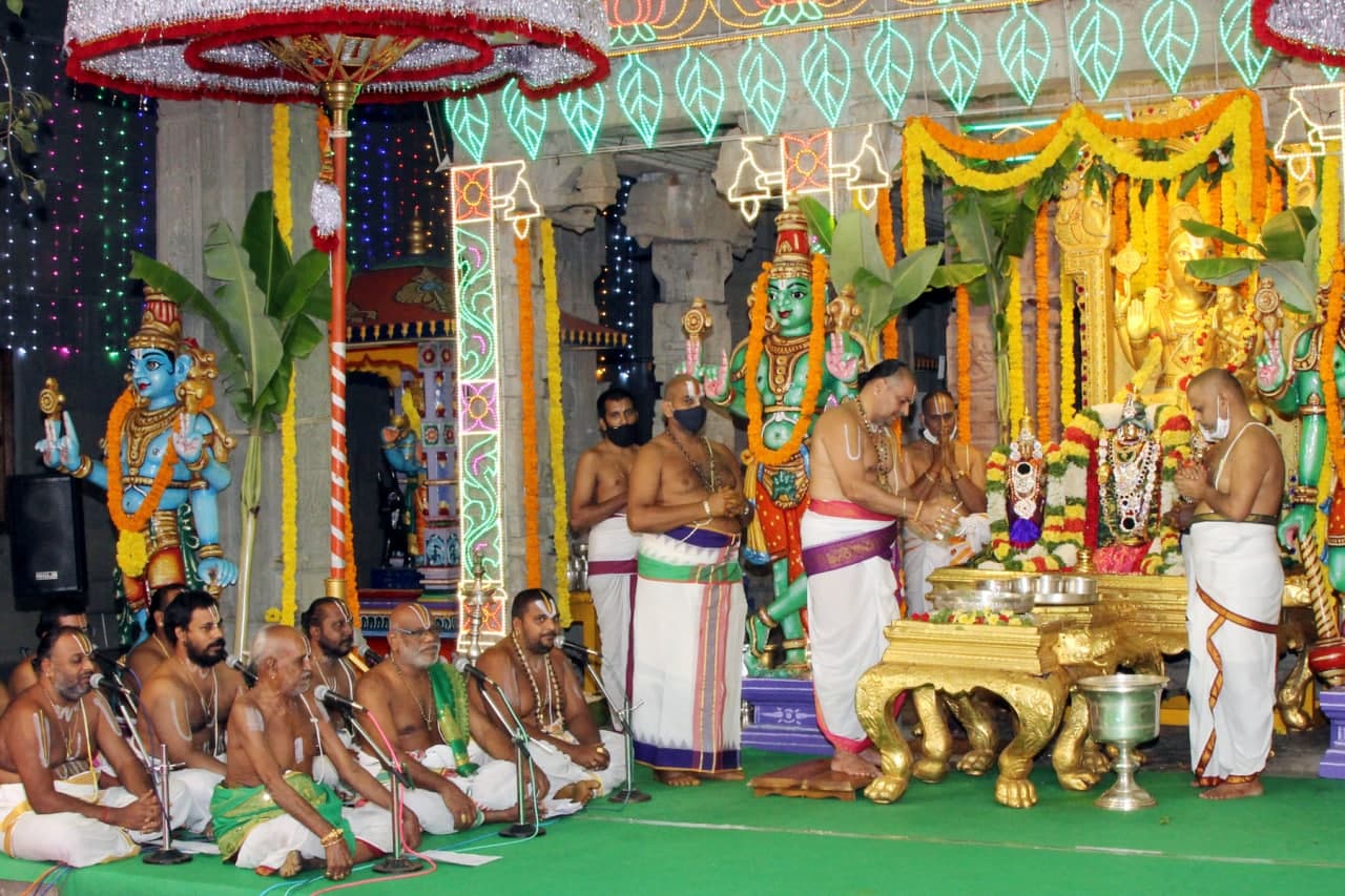 Vishnu Sala Grama Puja for Sri Maliyappaswamy