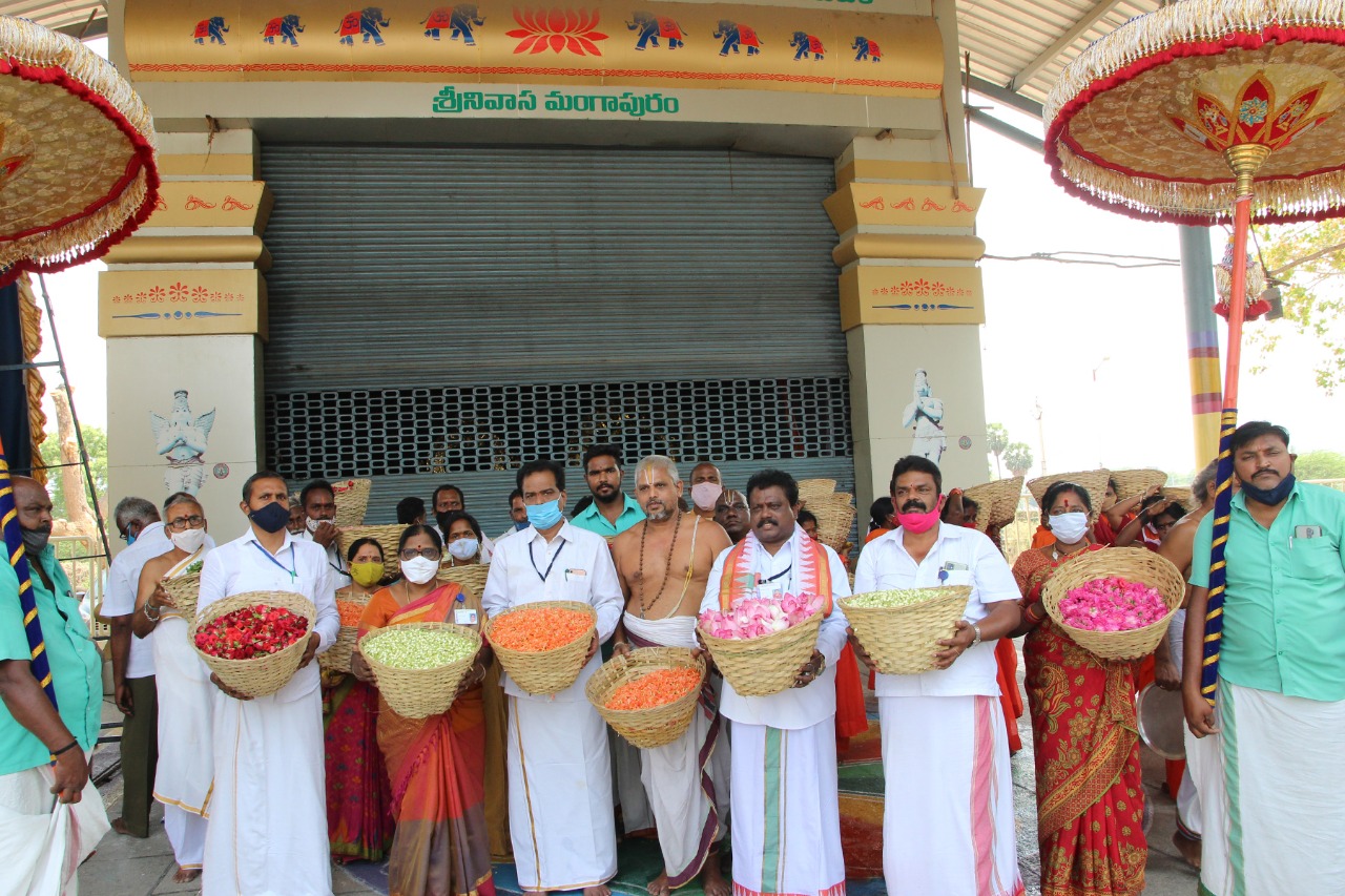 pushpa yagam at Sri Kalyana Venkateswara Temple