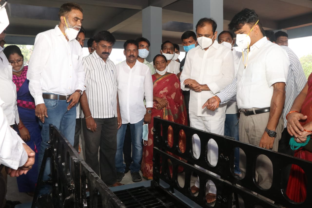MLA Karunakar Reddy inaugurated the Rs 1.25 crore crematorium in Tirupati
