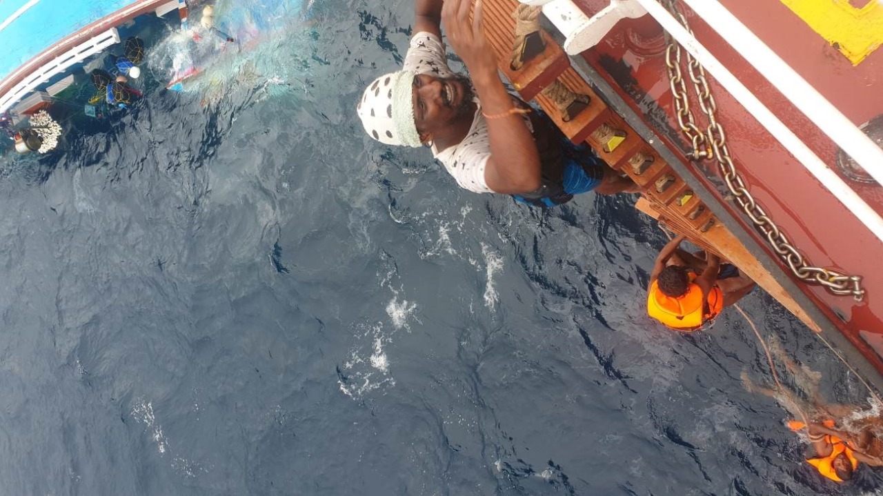 Indian Coast Guard coordinates rescue operation of six Sri Lankan fishermen