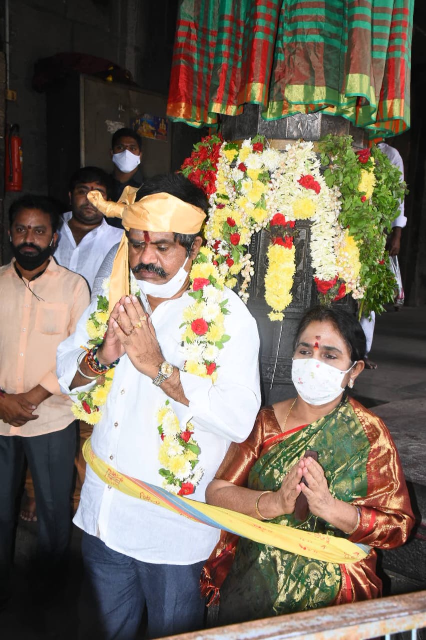 Minister Avanthi visit Simhachalam