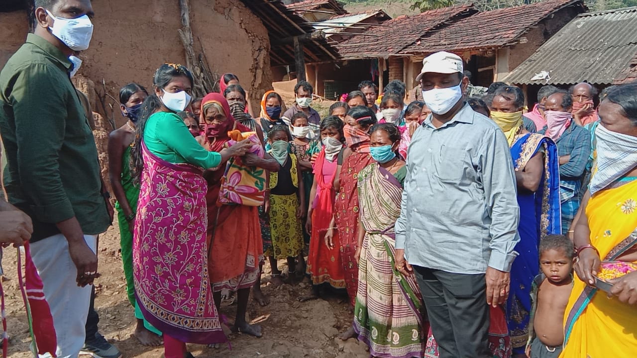 vijayanagram  sp raja kumari  tribal villages tour