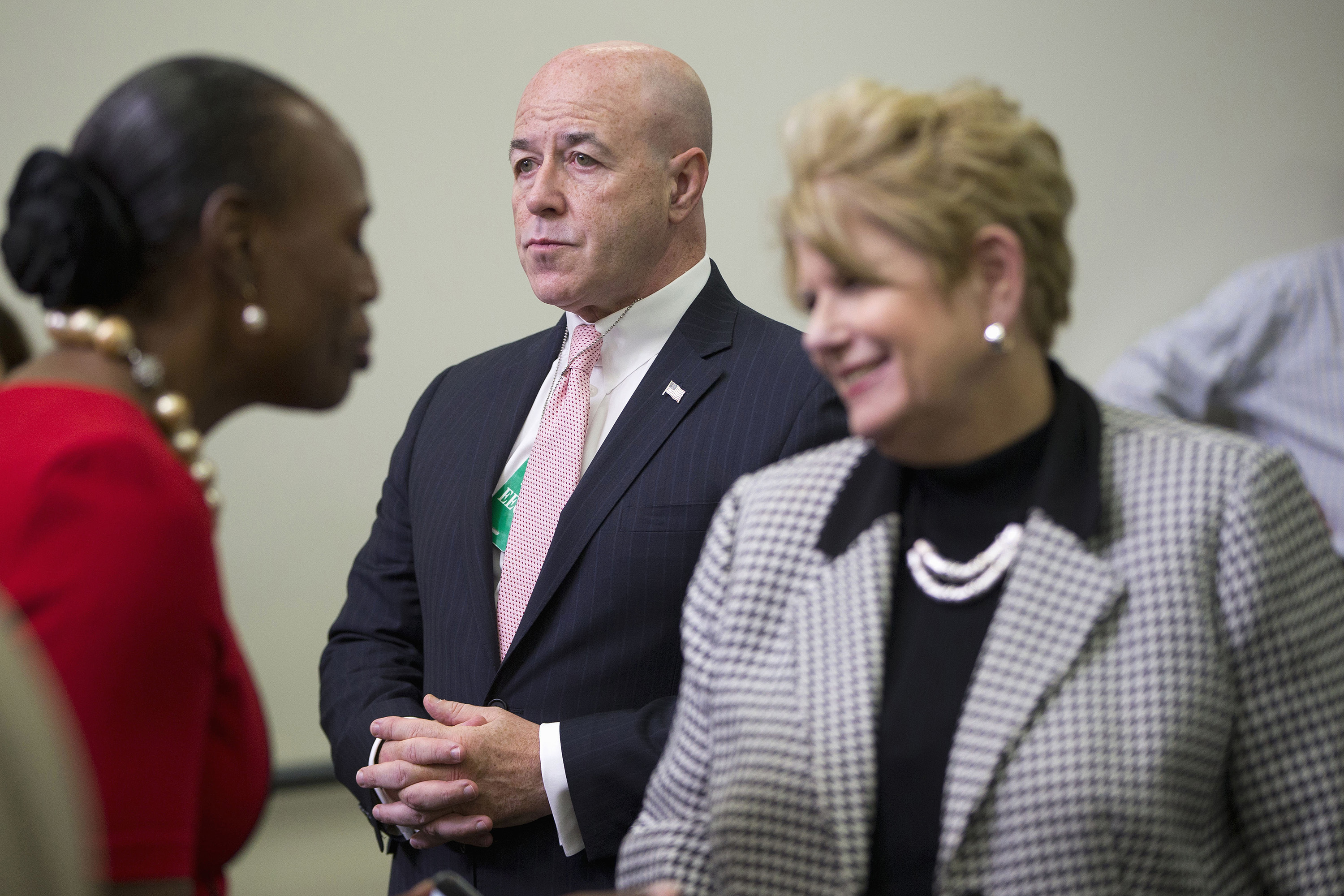 In this Thursday, Oct. 22, 2015 file photo, former New York Police Commissioner Bernard Kerik attends a forum on criminal justice reform in the Old Executive Office Building on the White House complex in Washington.