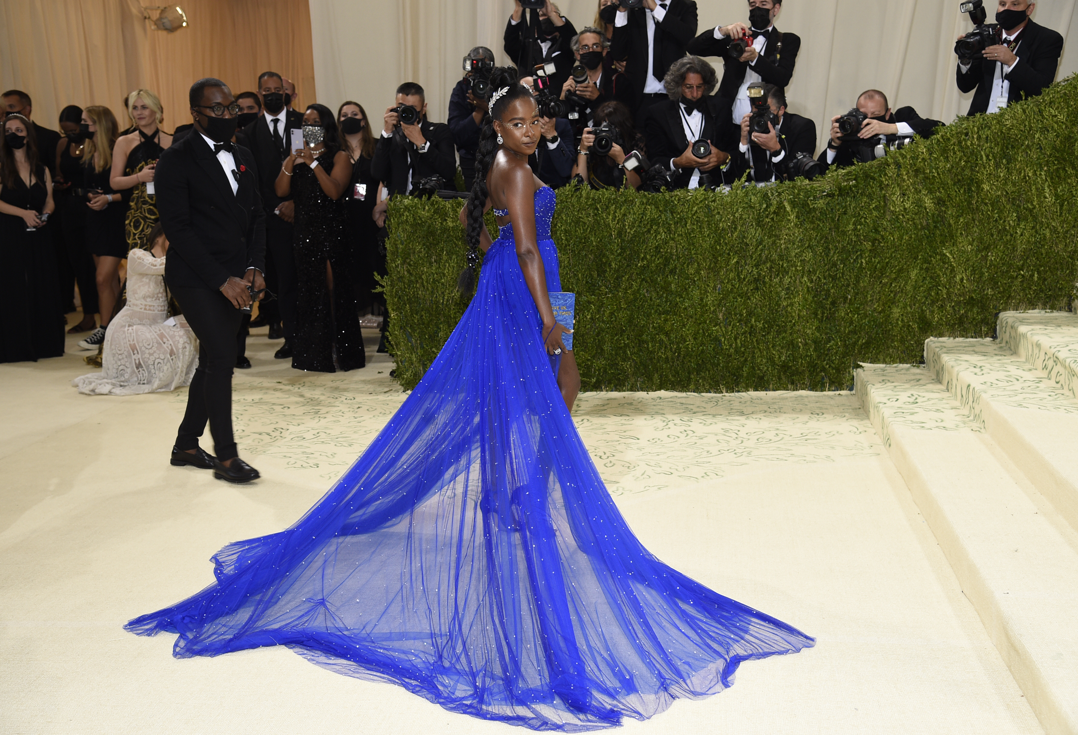 Amanda Gorman attends The Metropolitan Museum of Art's Costume Institute benefit gala celebrating the opening of the "In America: A Lexicon of Fashion" exhibition on Monday, Sept. 13, 2021, in New York.