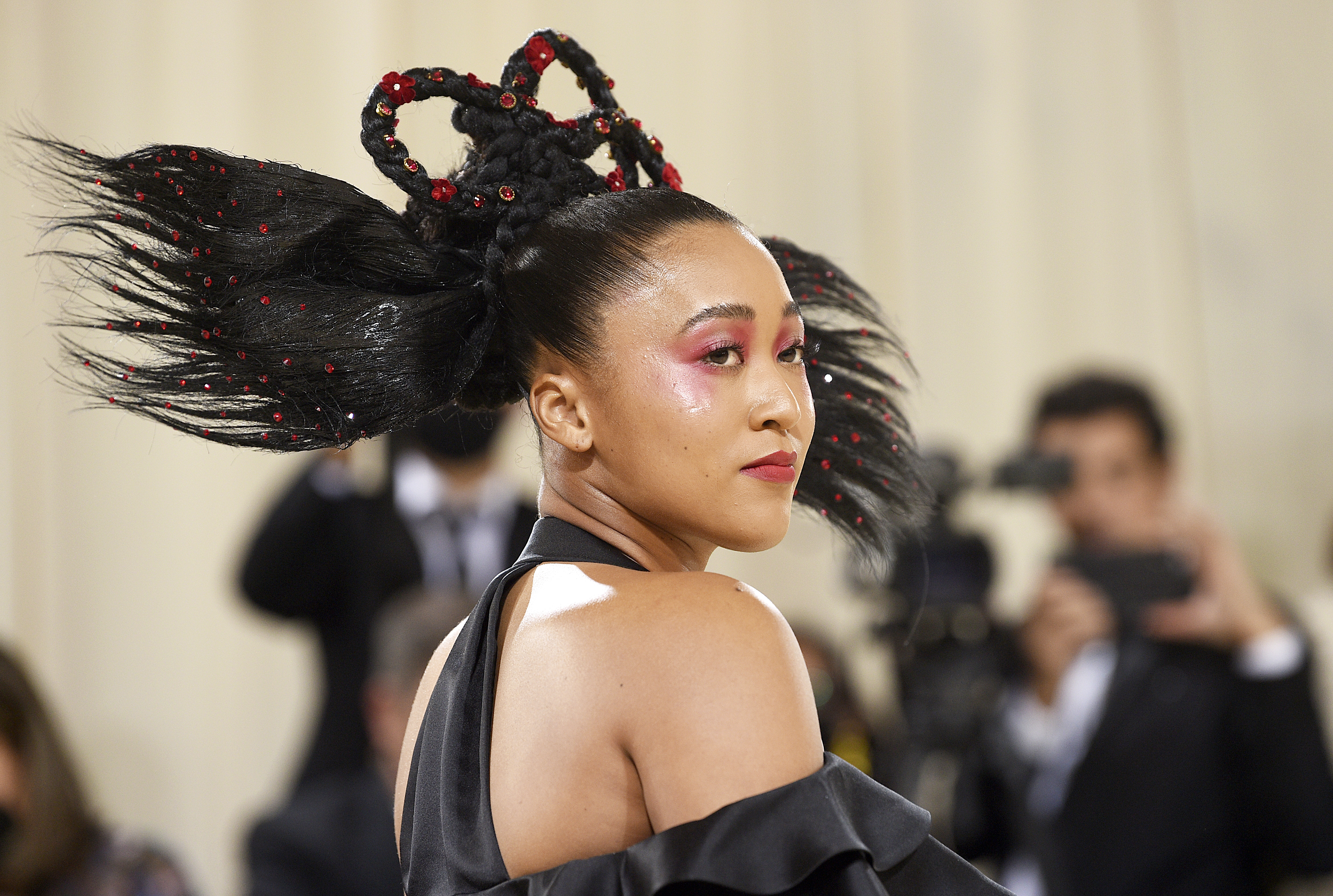 Naomi Osaka attends The Metropolitan Museum of Art's Costume Institute benefit gala celebrating the opening of the "In America: A Lexicon of Fashion" exhibition on Monday, Sept. 13, 2021, in New York.