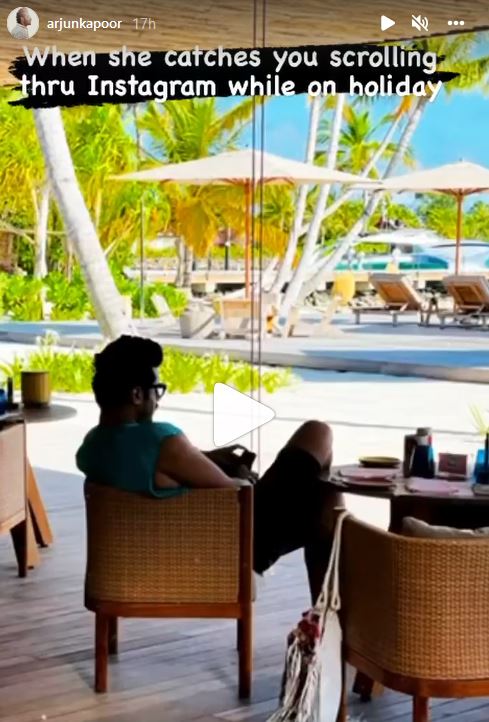 malaika arora arjun kapoor in maldives