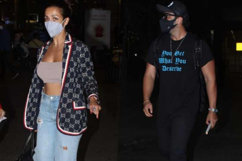 arjun kapoor malaika arora return from maldives