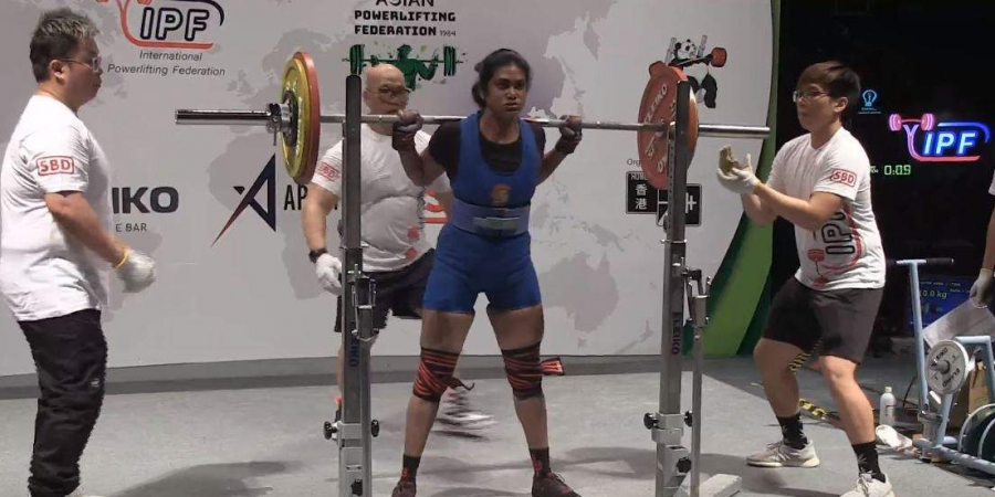 Asian Powerlifting Championship , gold medallist , Arthi Arun , Powerlifting