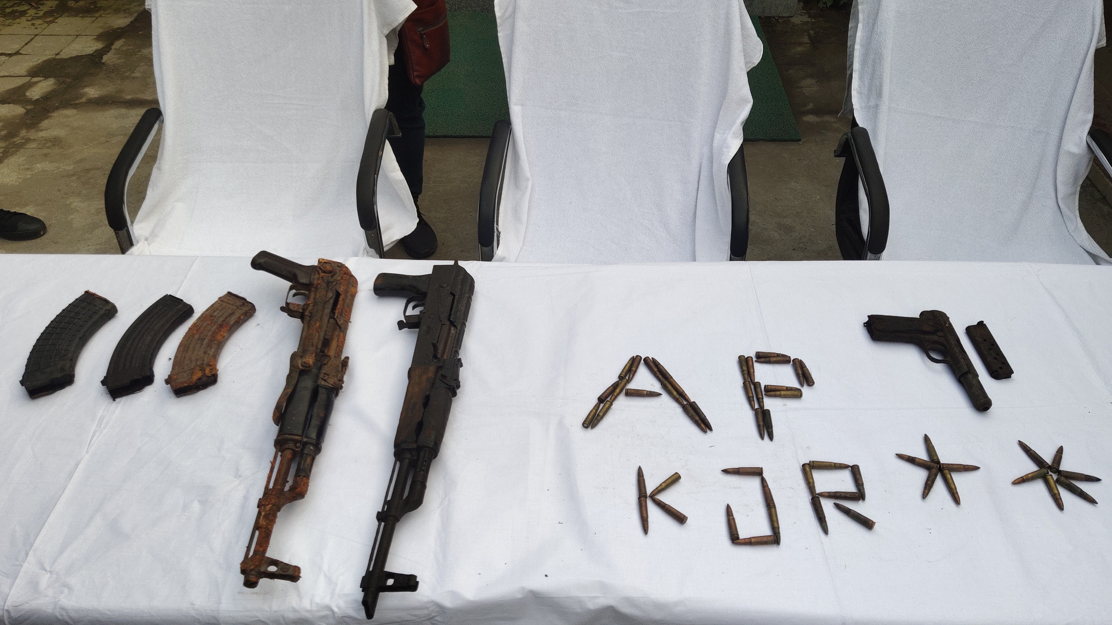 armas recovered at kokrajhar